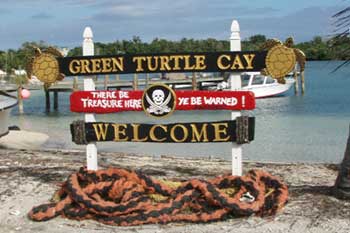 Green Turtle Cay Logo Sign